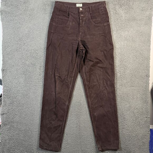 Vintage Guess Jeans Mens 32x34 Brown Relaxed Tapered Fit Y2K 90s Made in USA - Picture 1 of 14